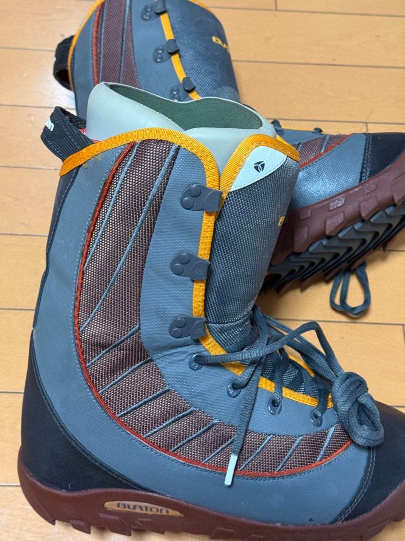 Burton スノーボードブーツ グレー/オレンジ