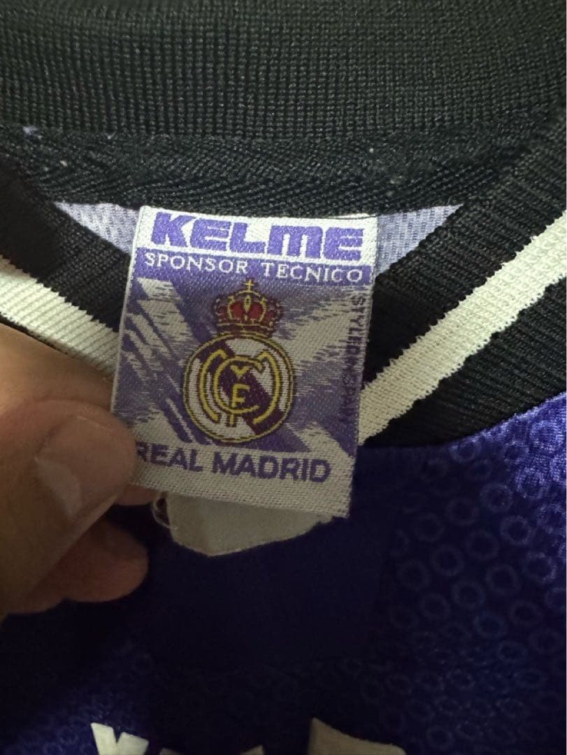 レアルマドリード 97-98 ユニフォーム KELME ケルメ サイズ不明 紫