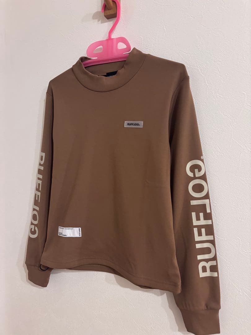 ラフロッグ　rufflog 微起毛モックネックシャツ