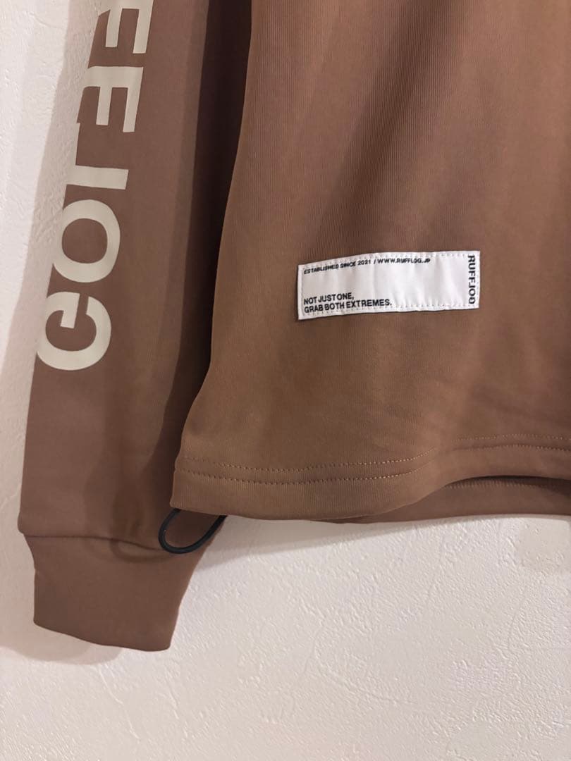 ラフロッグ　rufflog 微起毛モックネックシャツ