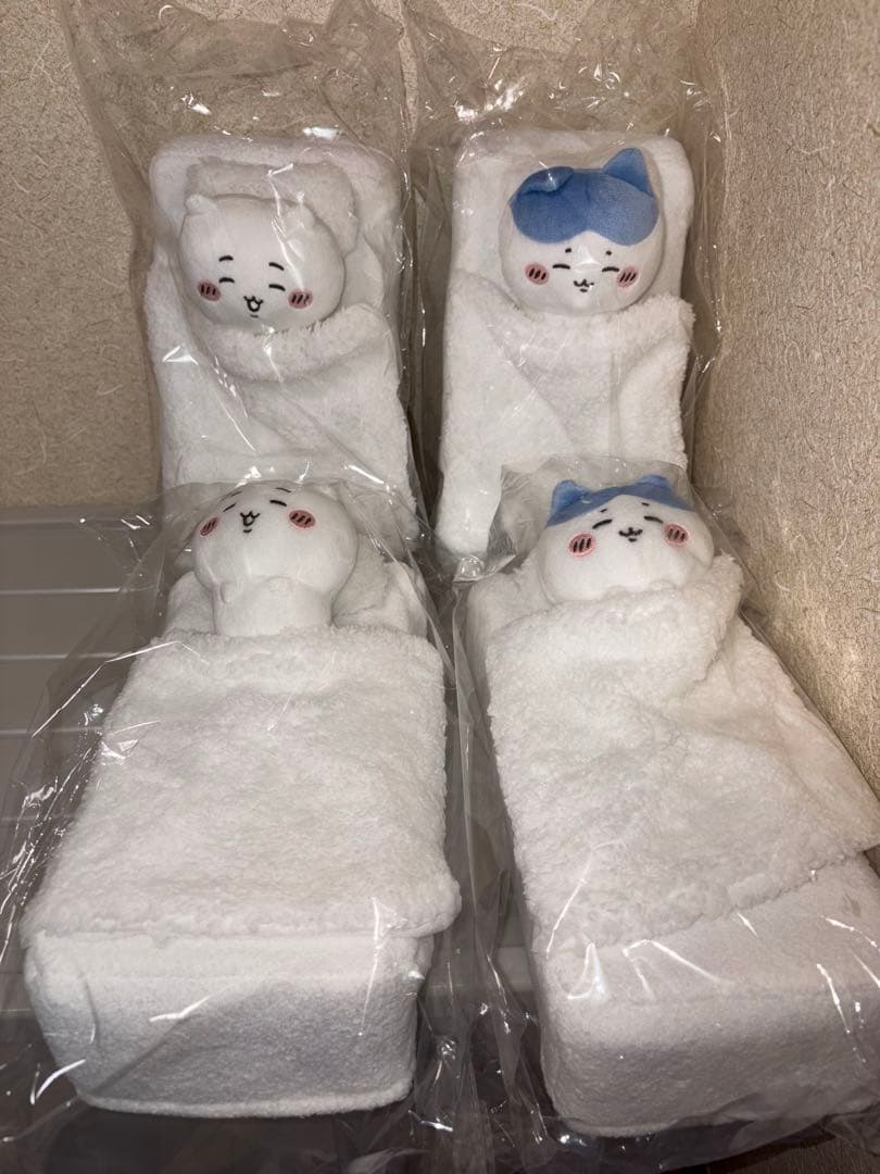 ちいかわ ハチワレ おふとんぬいぐるみティッシュケース ４点セット
