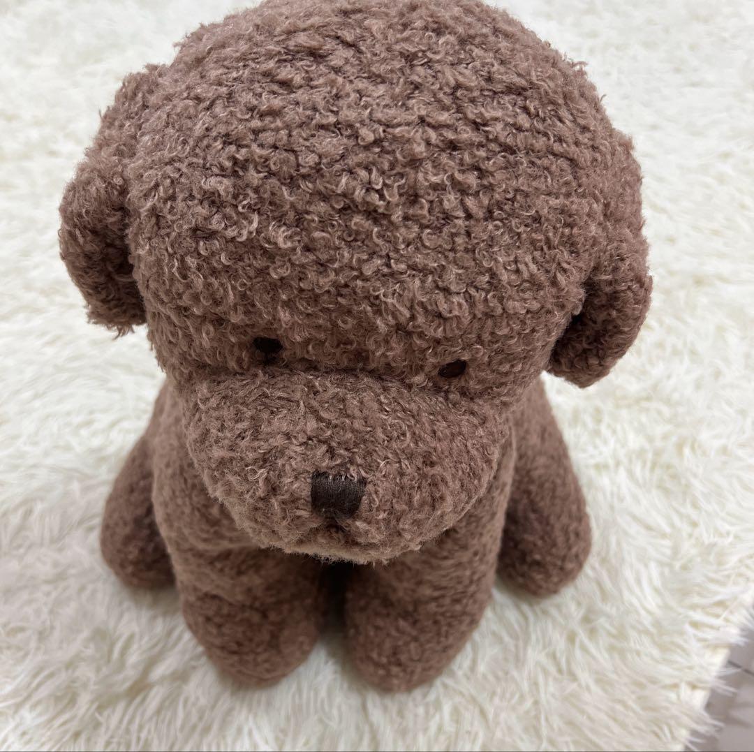新品タグ付き　ジェラートピケ　トイプードルティッシュケース　ジェラピケ　もこもこ