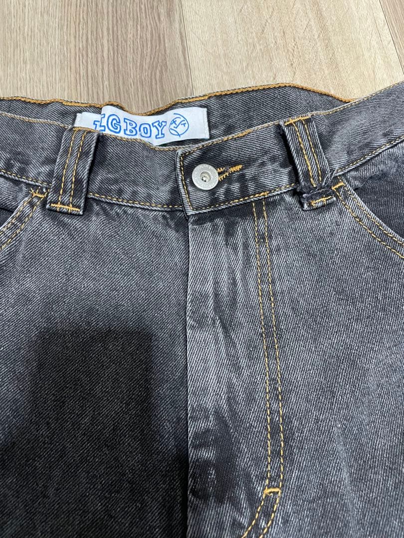 POLAR-SKATE-CO BIG BOY 黒デニム