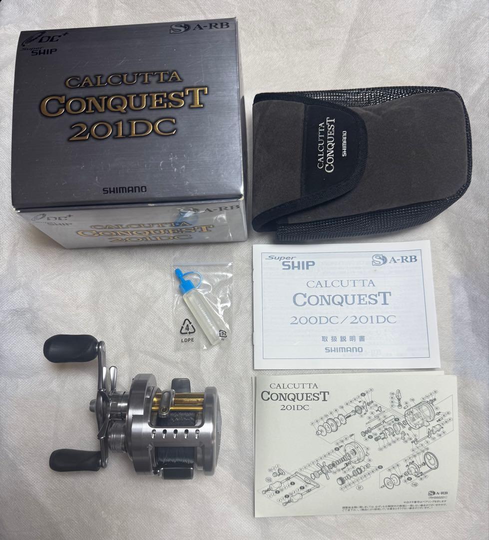 【極美品】SHIMANO CALCUTTA CONQUEST201DC