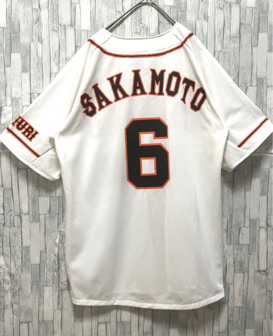アディダス 坂本勇人 ユニフォーム ベースボールシャツ 読売ジャイアンツ 巨人L