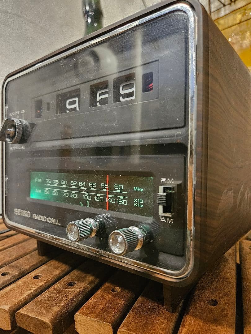 SEIKO RADIO セイコー　ラジオ　時計　昭和レトロ　ヴィンテージ