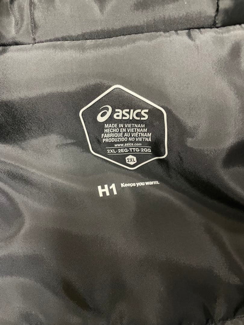 asics ブラック 2XL ベンチコート