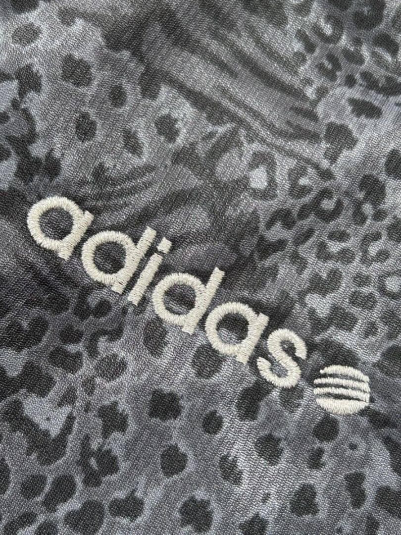 美品 adidas NEO LABEL レオパード ラメロゴ ジャージ パーカー