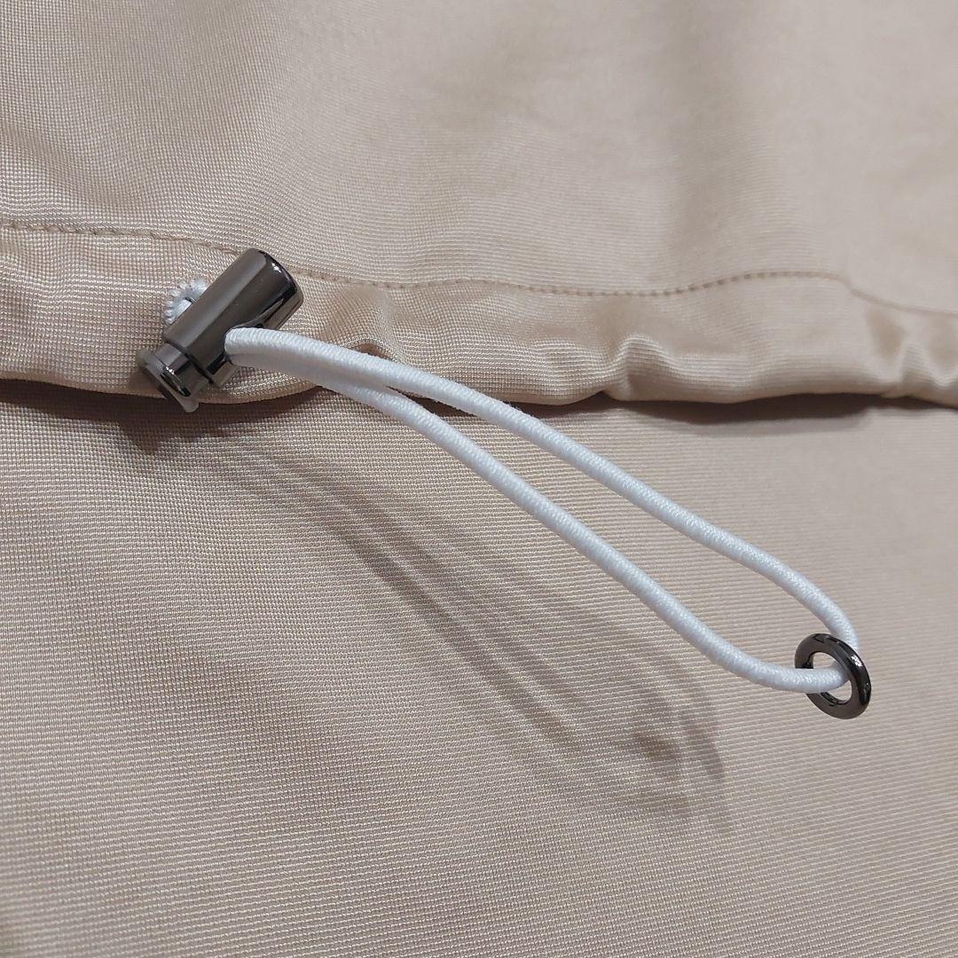 美品【ランバンスポール】トップス ベージュ 白ライン サイズ40 L