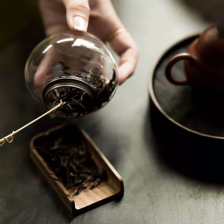 ガラス製 密封 茶筒8