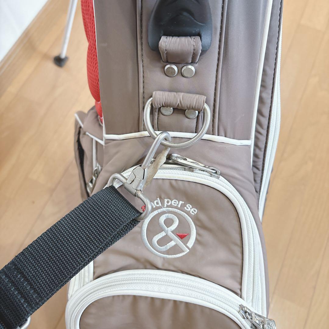 K490 and per se スタンドキャディバック グレー 軽量