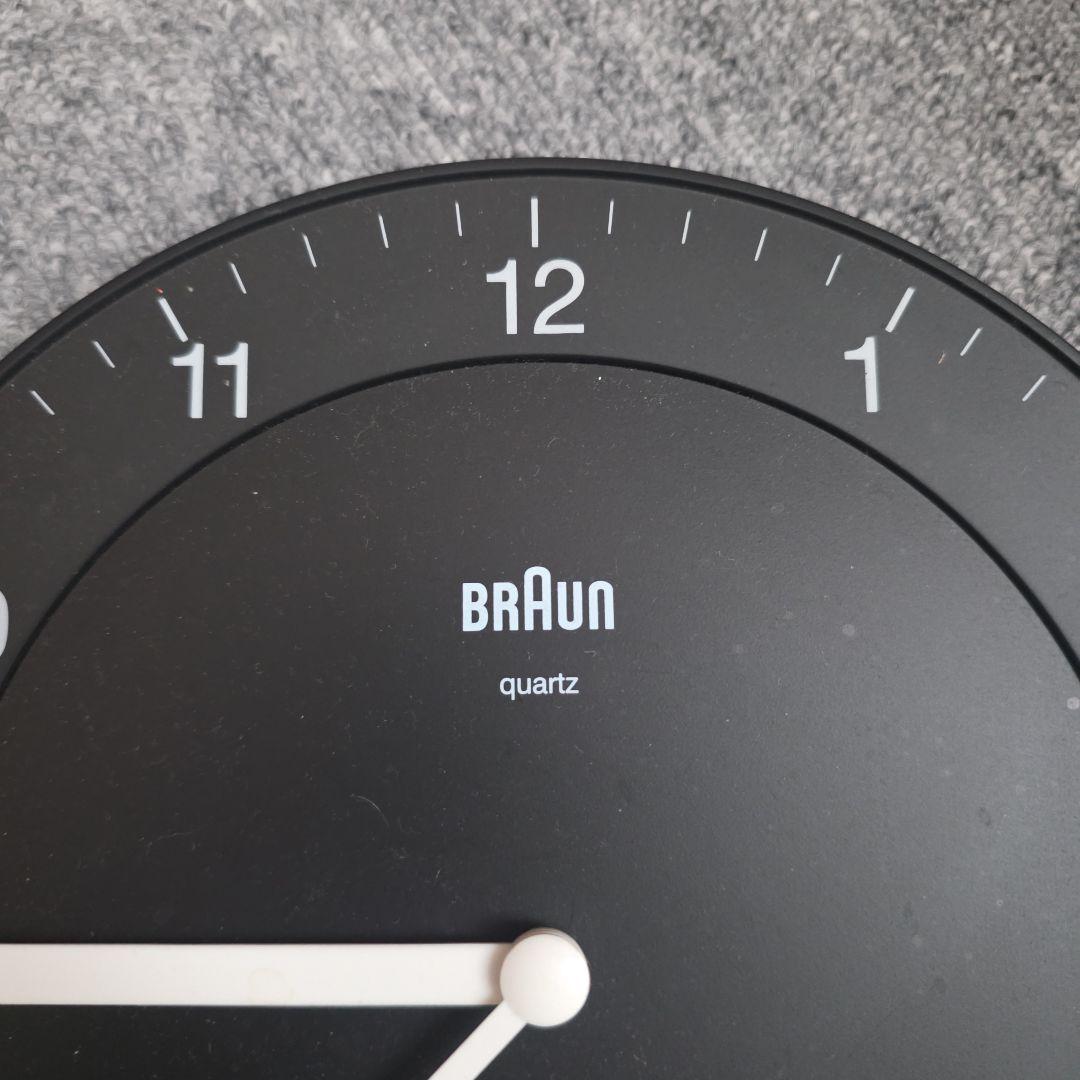 ブラウン 壁時計 ブラック braun