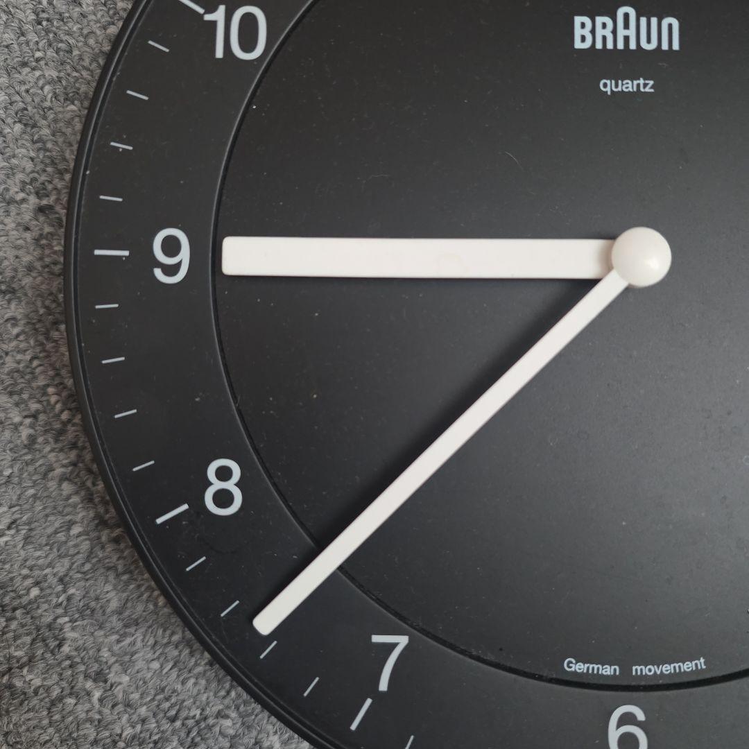 ブラウン 壁時計 ブラック braun
