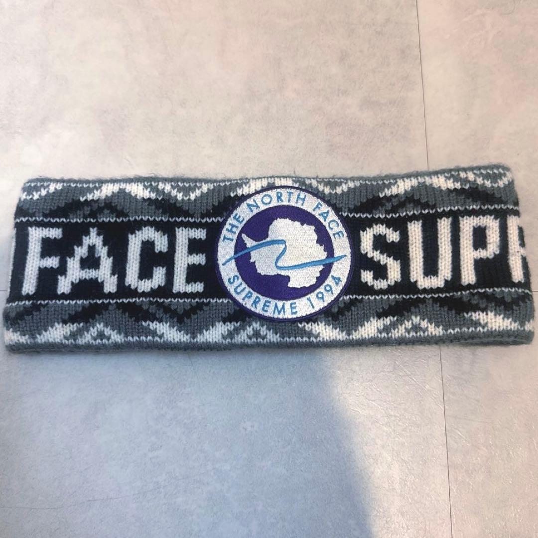 美品 supreme North シュプリーム ノースフェイス ヘアバンド