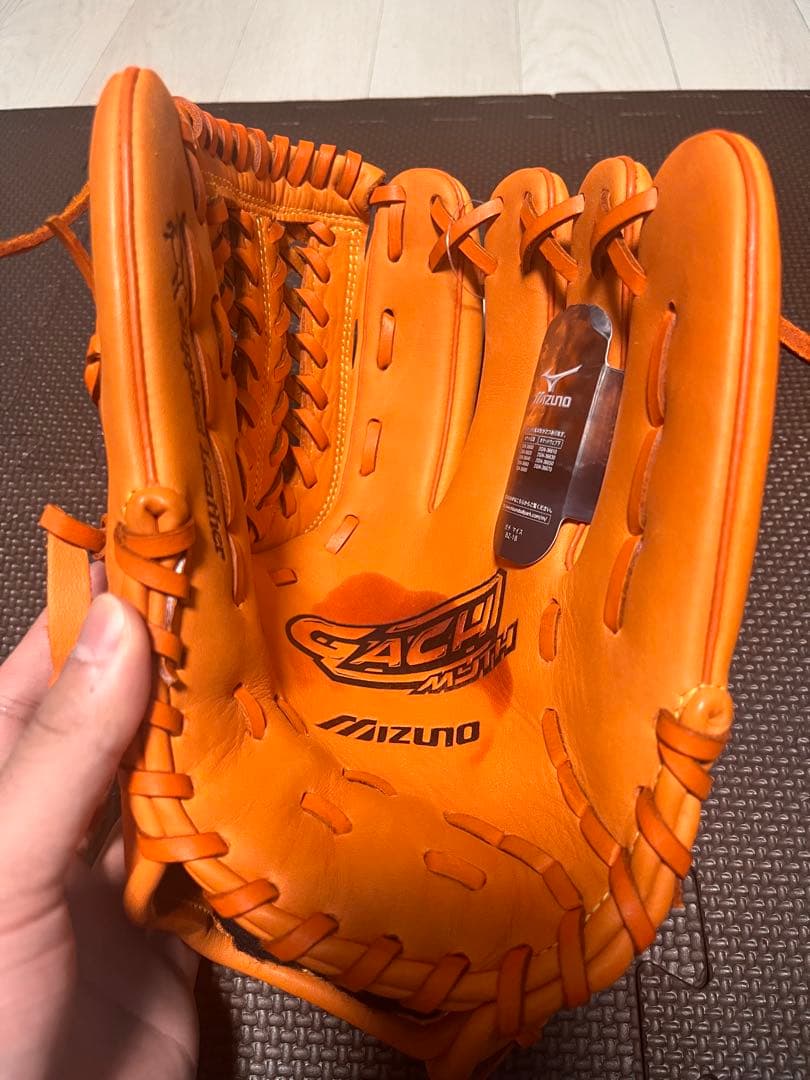 【最終値下げ！】MIZUNO GACHI MYTH 軟式グローブ オレンジ