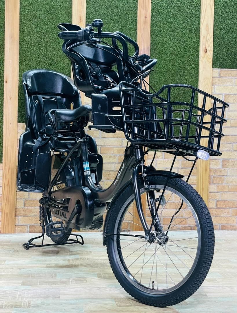 2019ブラック 最高峰バビー ヤマハ 子供乗せ電動アシスト自転車 H3646