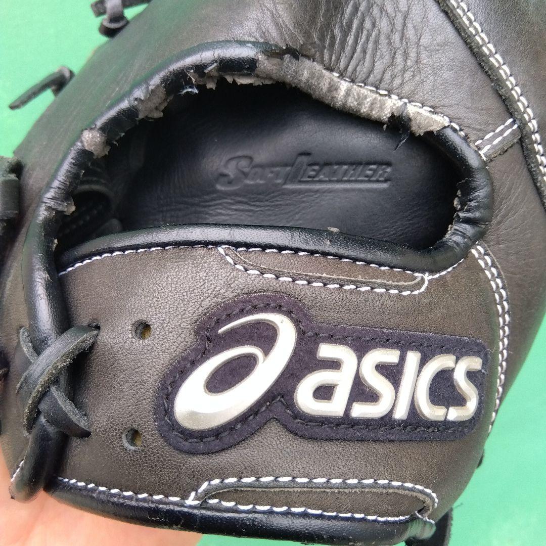 【美品】野球 一般 軟式 ファーストミット asics アシックス