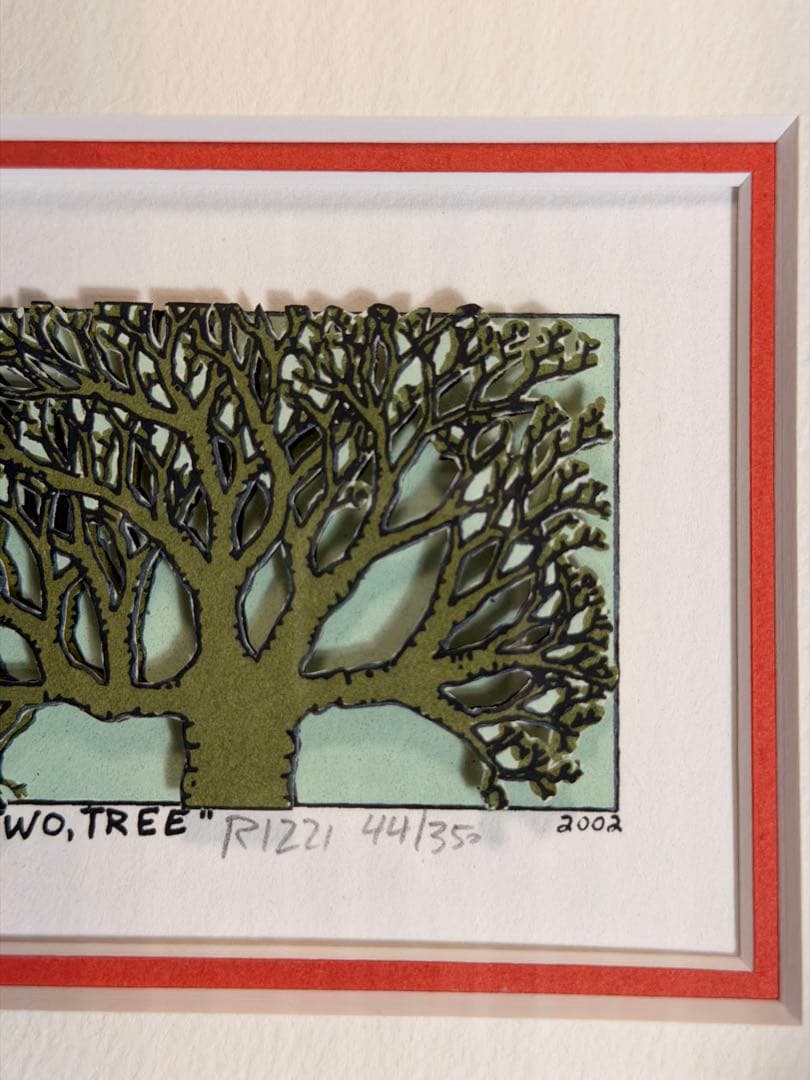 #ジェームスリジィ 『ONE, TWO, TREE』 3Dシルクスクリーン