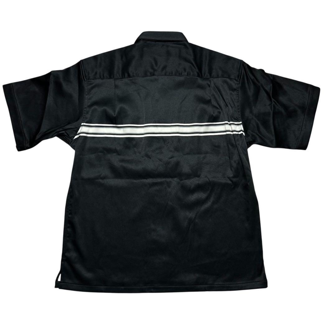 DUNLOP カシオワールドオープン 半袖シャツ ゴルフ ダンロップ 黒L日本製