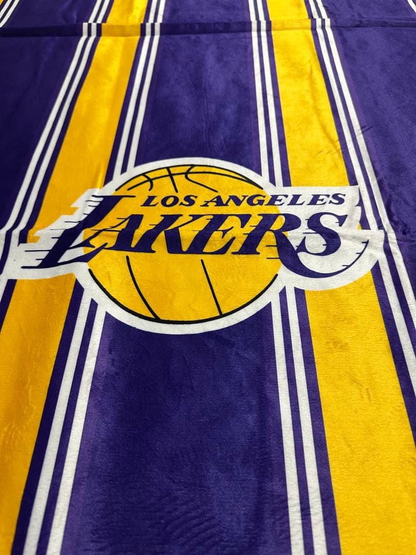 LAKERS レイカーズ ストライプタオル NBA 非売品 ノベルティ