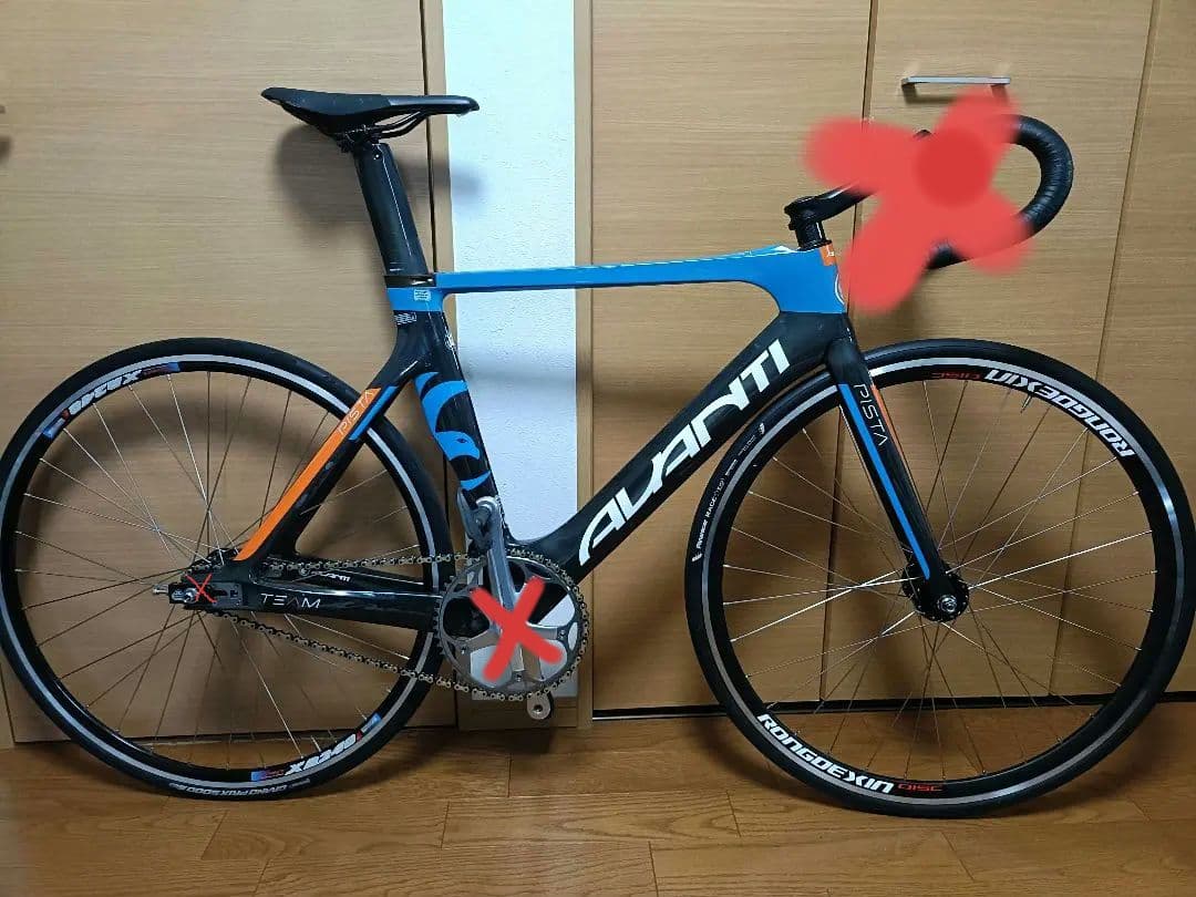 ほぼ完成車 AVANTI PISTA team トラックバイク ジャンク