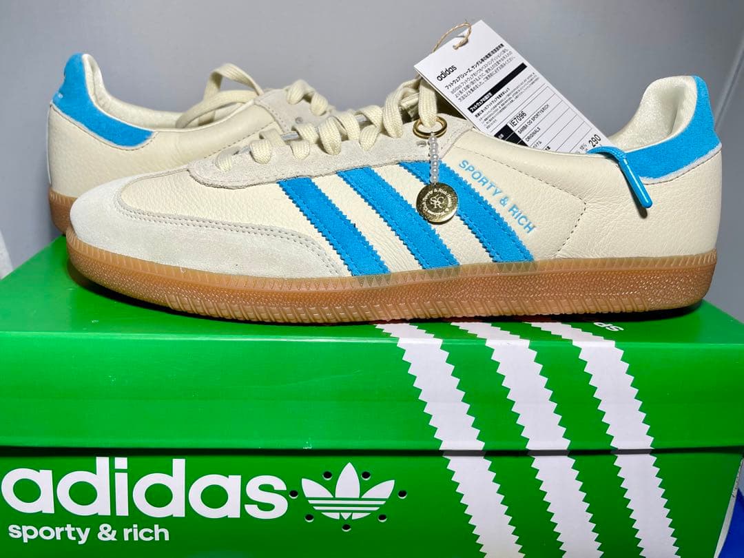 Sporty & Rich × adidas Samba OG