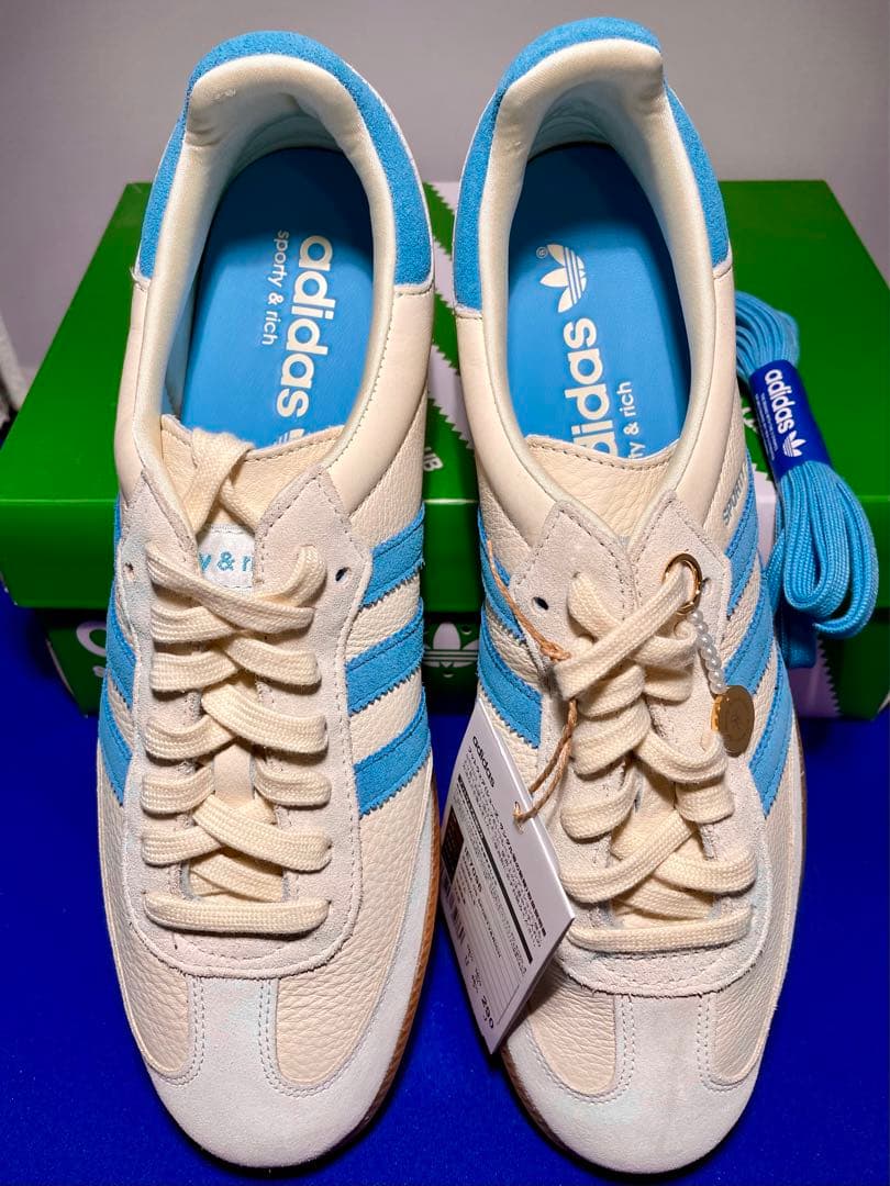 Sporty & Rich × adidas Samba OG
