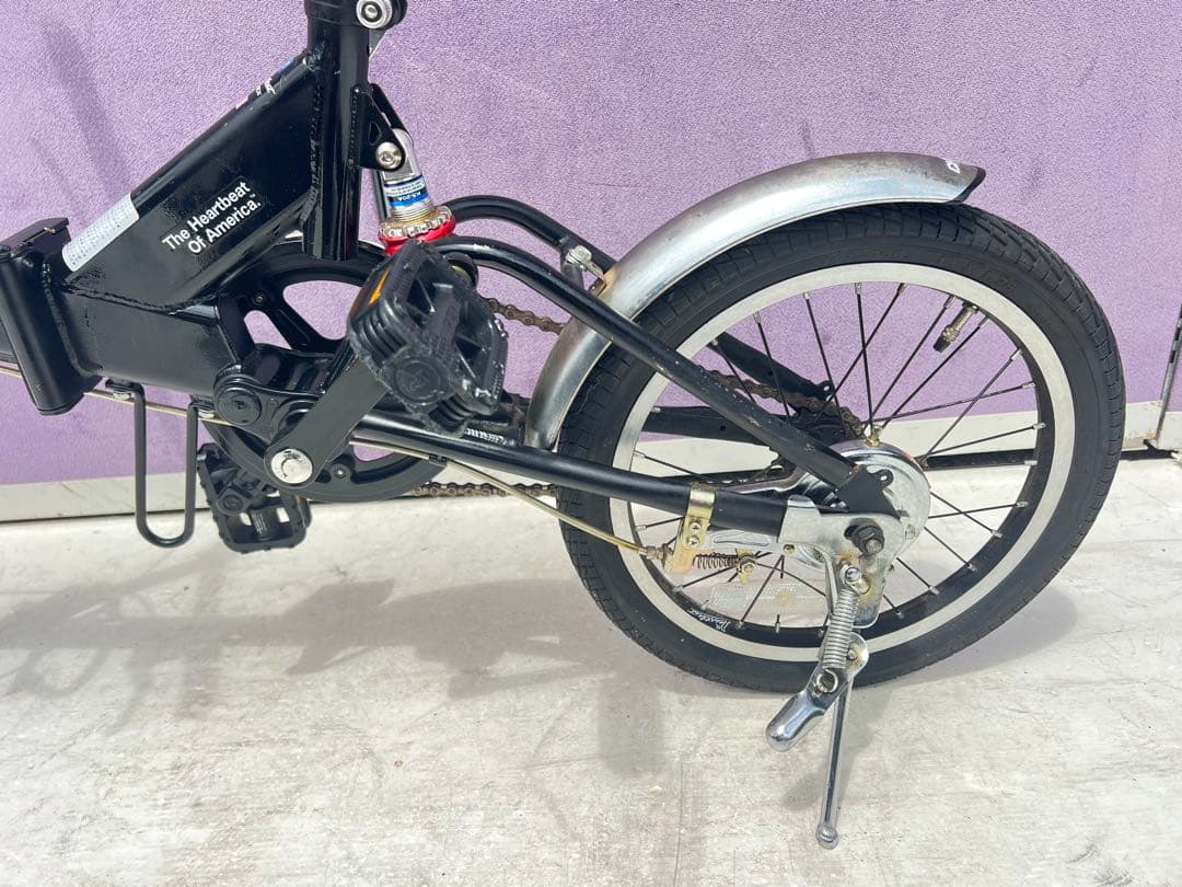 CHEVROLET 折りたたみ自転車 ブラック・シルバーシボレー16インチ