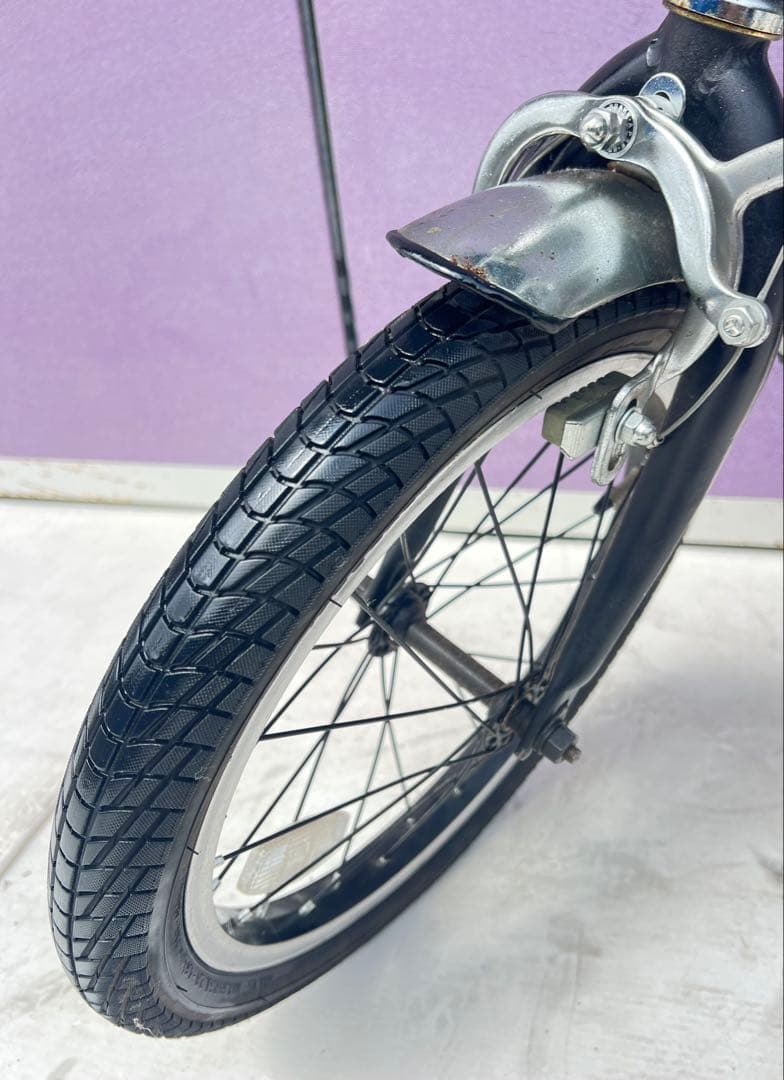 CHEVROLET 折りたたみ自転車 ブラック・シルバーシボレー16インチ