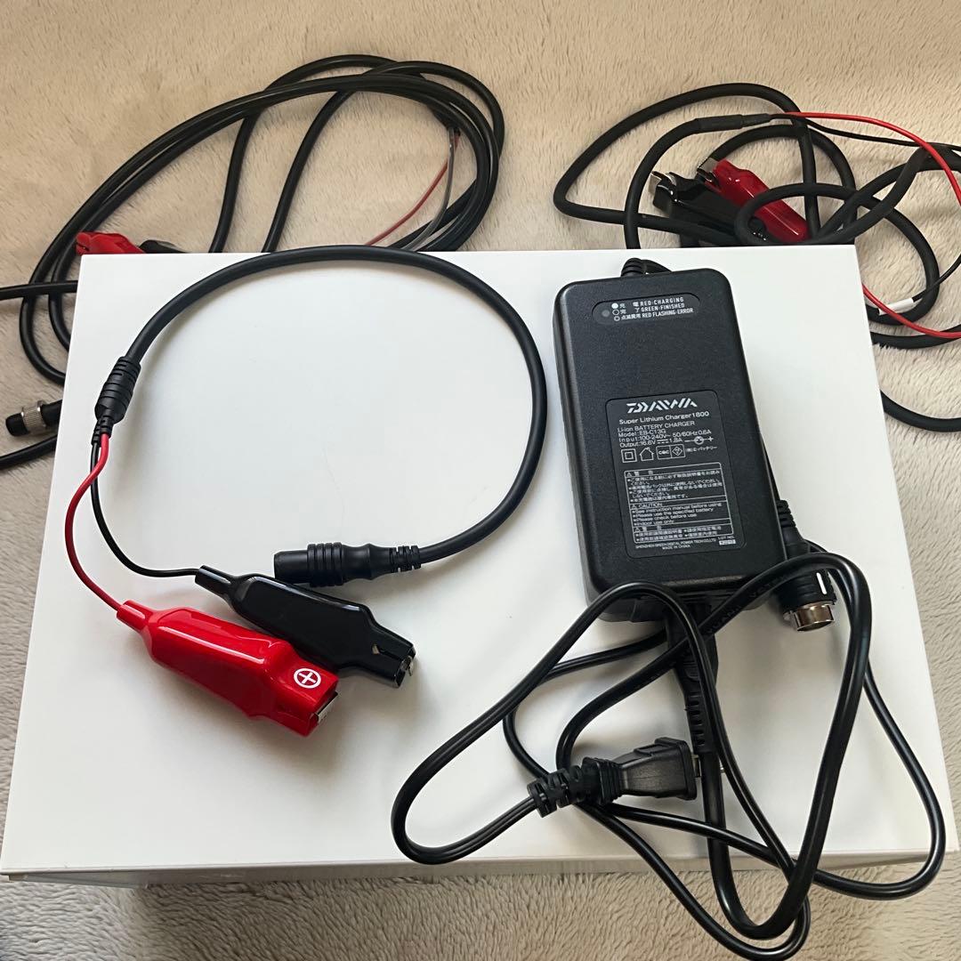 ダイワ スーパーリチウム12000WP-C 電動リール バッテリー　セット