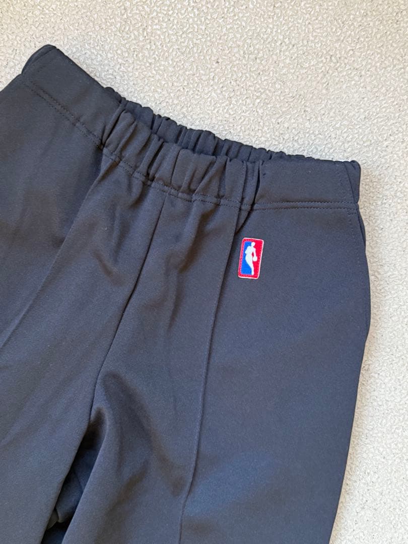 NBA ブラック トラックジャケットパンツ希少センタープレスフレア90s80s