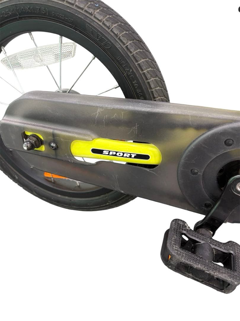 【美品】STRIDER 14X バイク ライムイエロー 14インチ　幼児用自転車