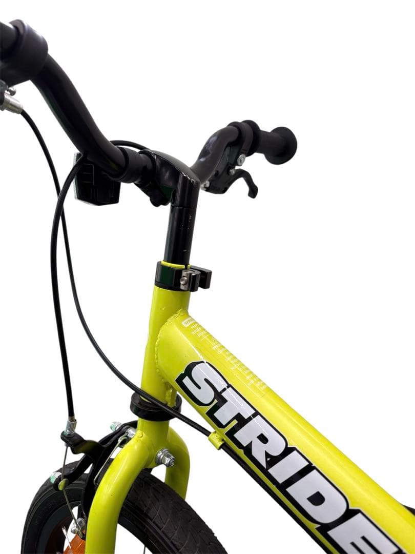 【美品】STRIDER 14X バイク ライムイエロー 14インチ　幼児用自転車