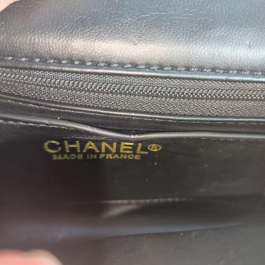 CHANEL ノベルティハンドルゴールドロゴプレートキルティング バッグ 非売品