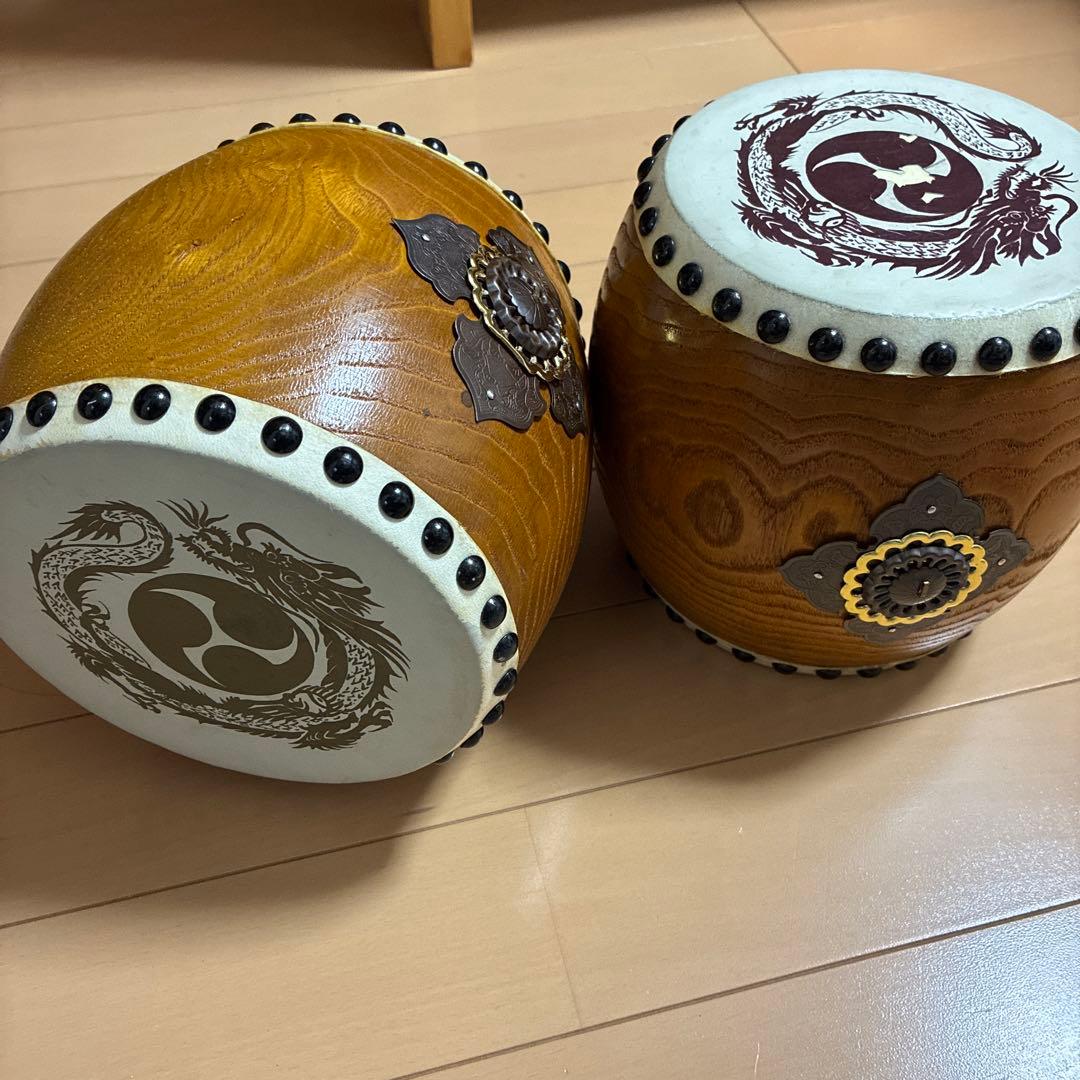 和太鼓　木製　2個