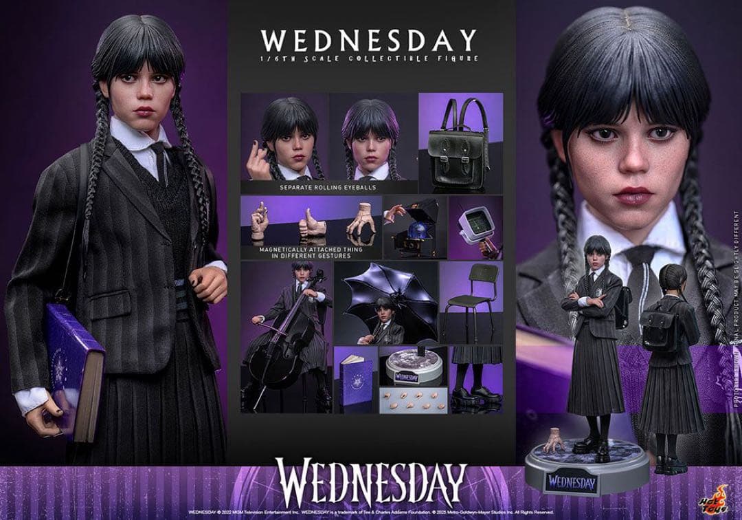 ホットトイズ TMS135 ウェンズデー Wednesday 1/6フィギュア