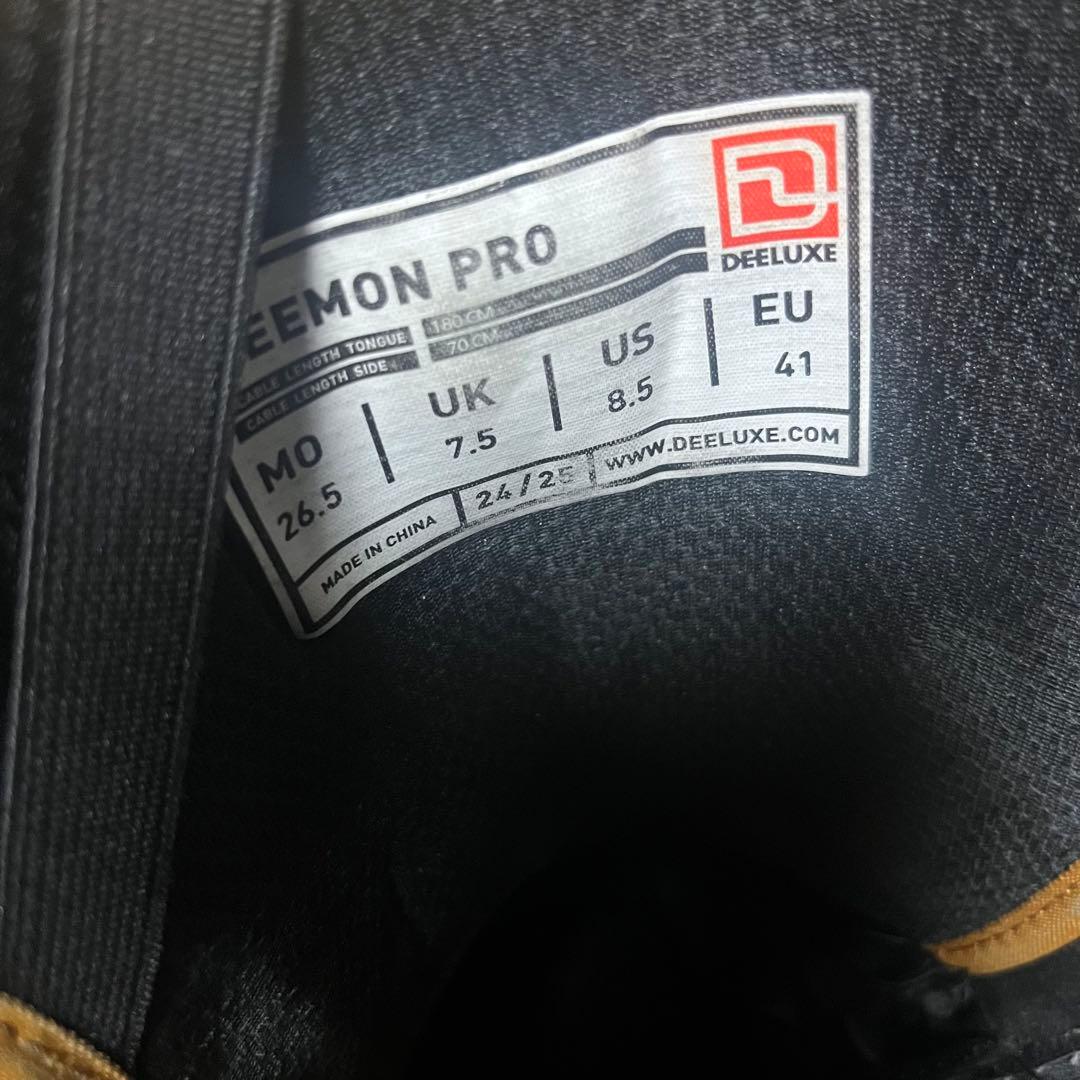 24-25 インソール付き！DEELUXE DEEMON PRO 26.5