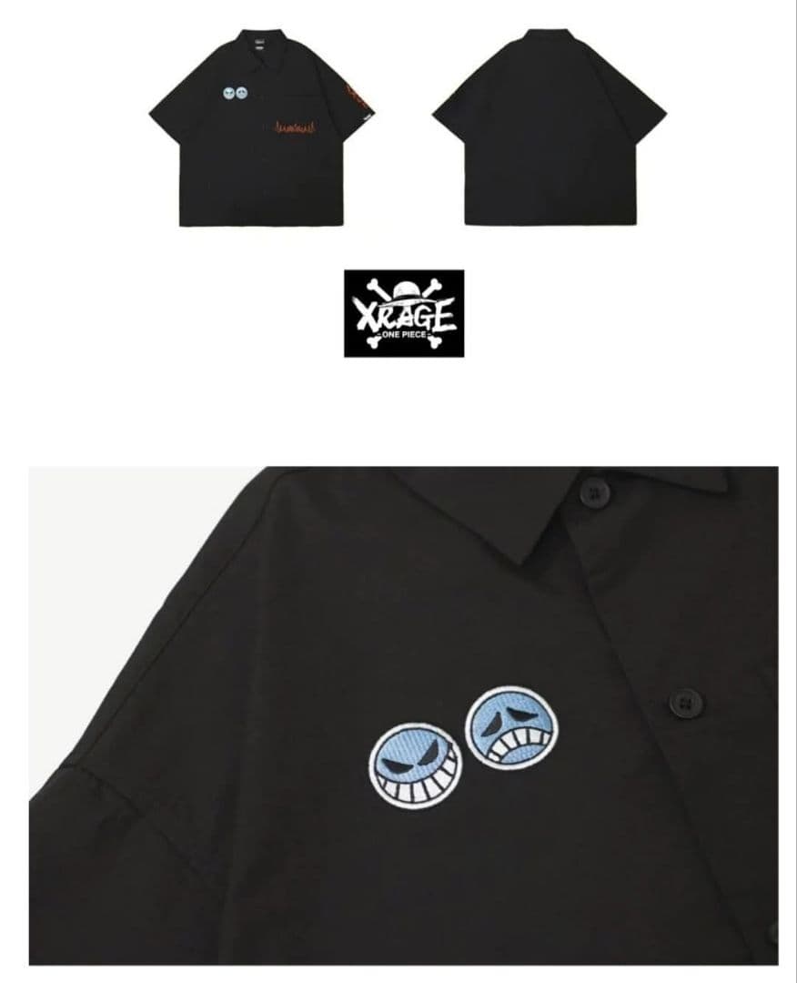 XRAGE ONE PIECE ワンピース エース シャツ