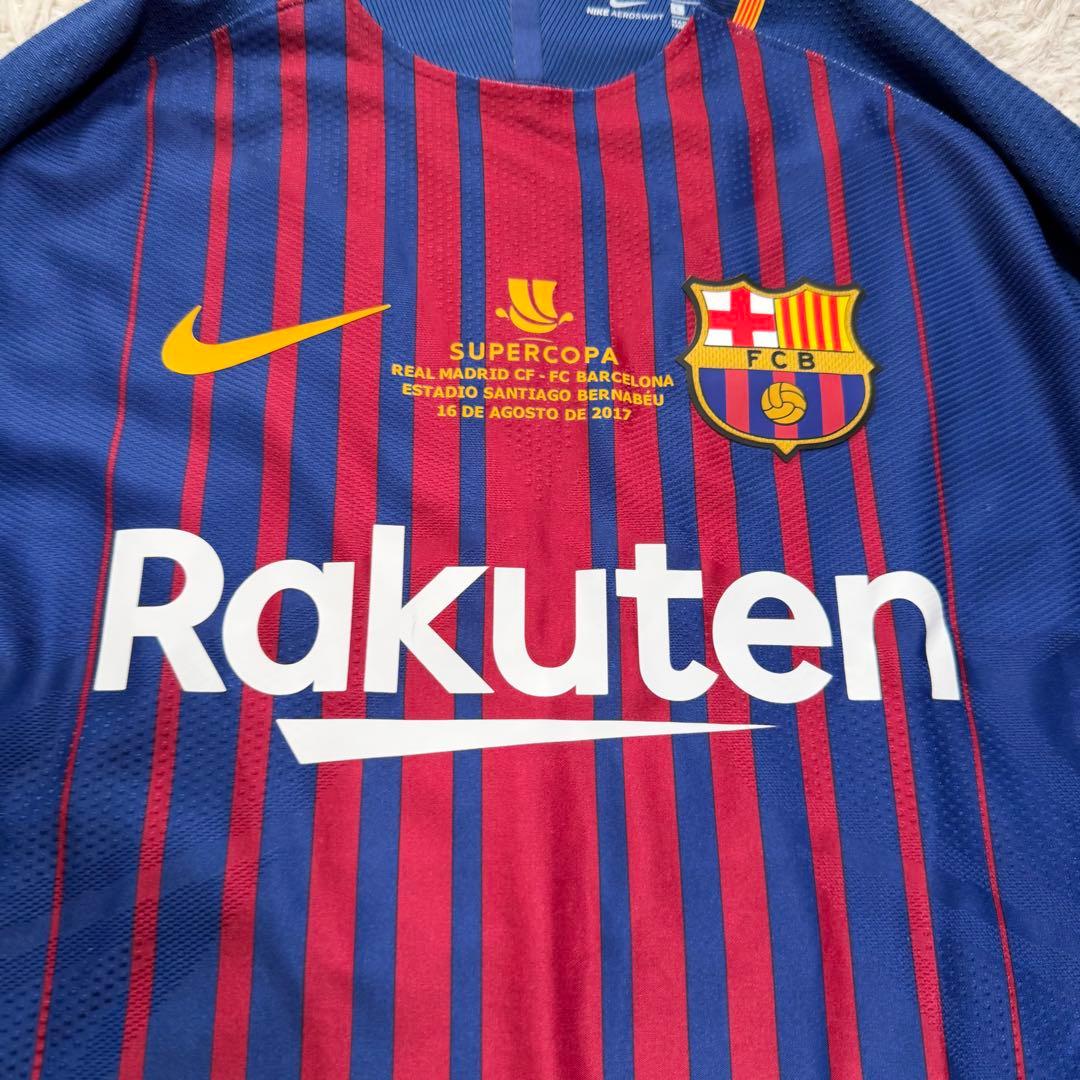 希少バルセロナ　メッシ　17/18 スペインスーパーカップ　オーセンティック