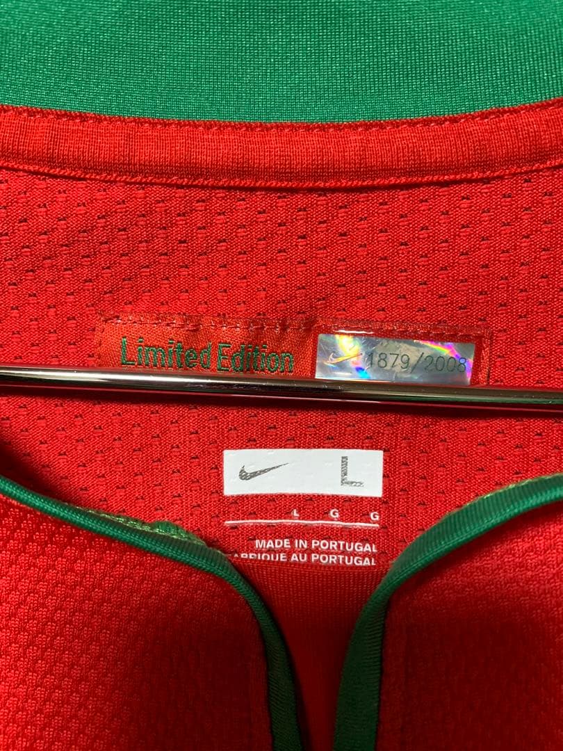 【限定】2008/09 NIKE ポルトガル代表 シリアル入り ユニフォーム L