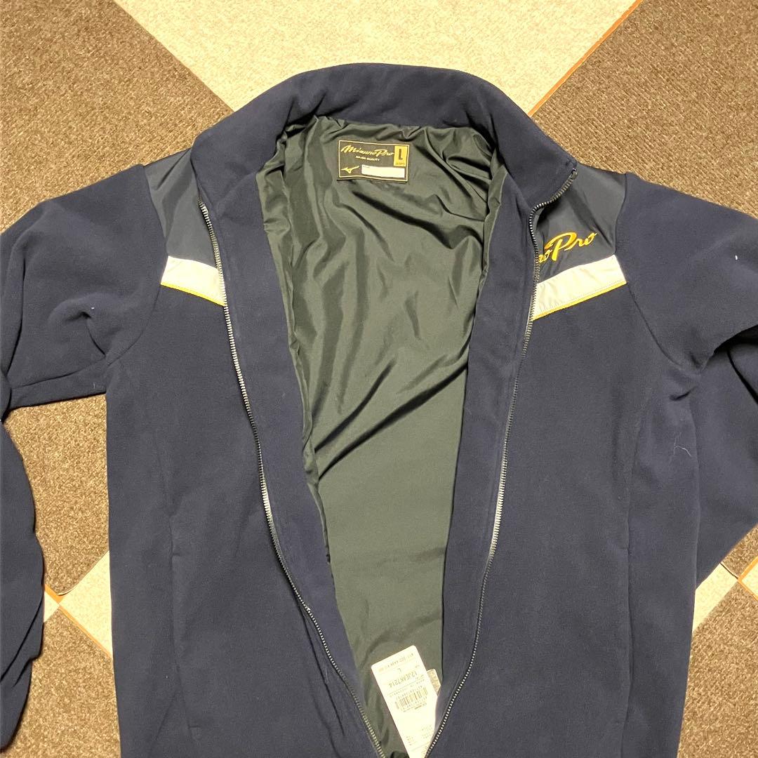 ゴン　新品未使用❗️MizunoPro ネイビー ジップアップジャケット