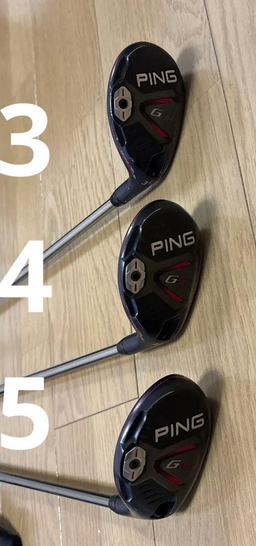 PING G410 ユーティリティ 3本3.4.5U TOUR 173-85 S
