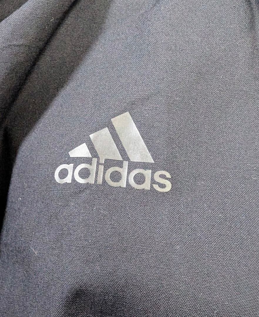 adidas アディダス コットンジャケット黒 JFA