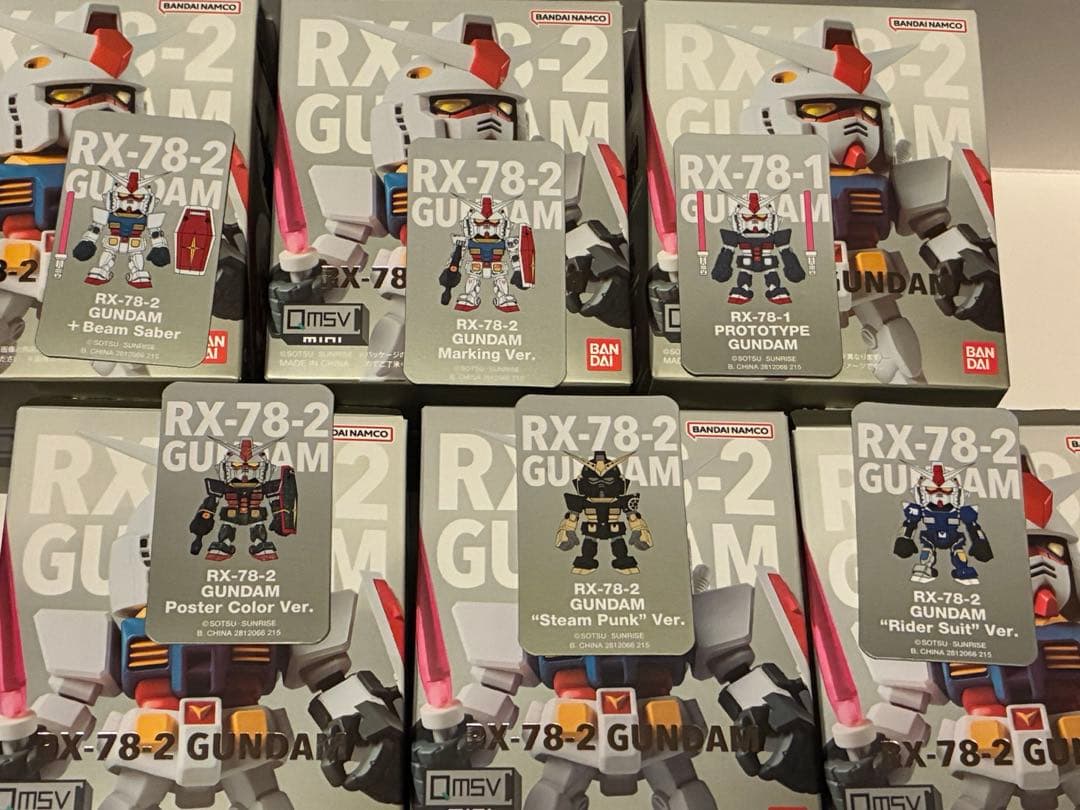 QMSV mini RX-78-2 GUNDAM 6種セット　被りなし
