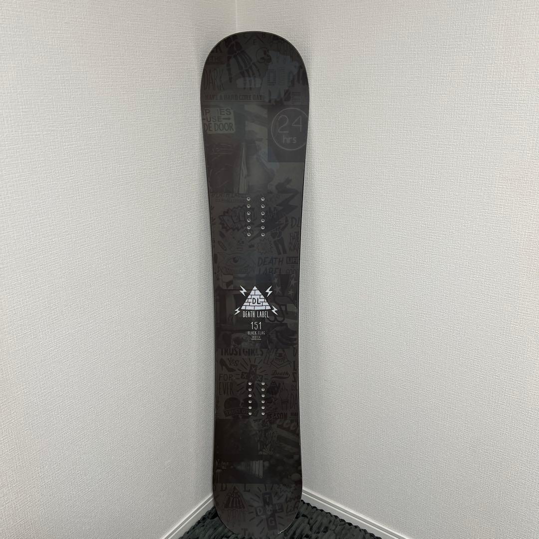 デスレーベル ブラックフラッグ DEATH LABEL 151cm グラトリ