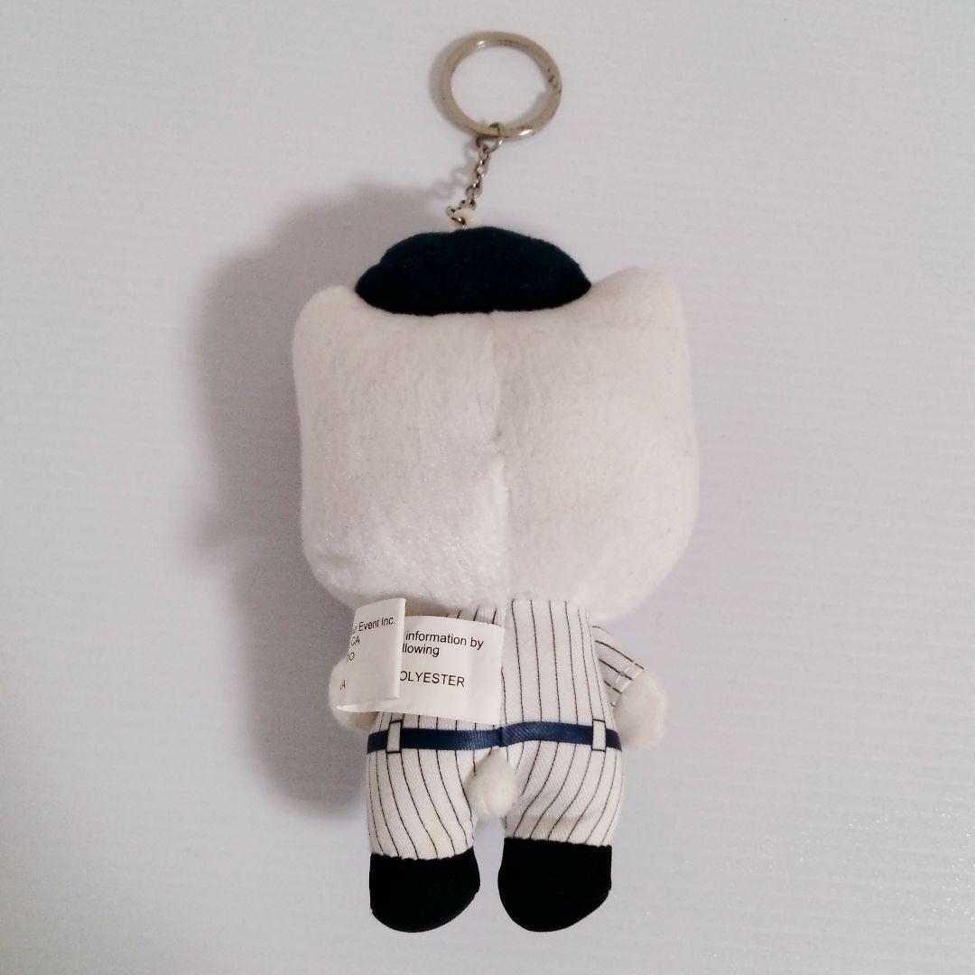 ハローキティ ぬいぐるみ ストラップ ニューヨークヤンキース