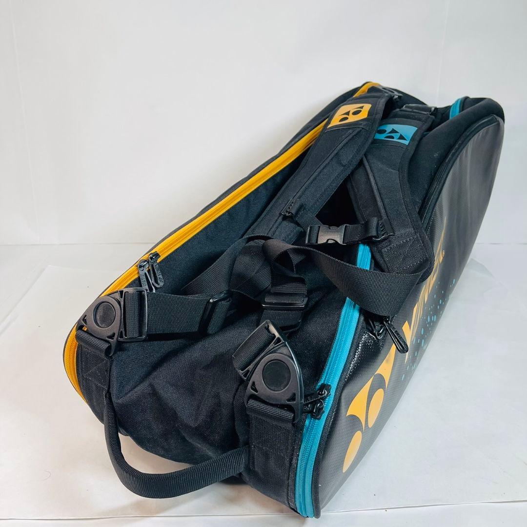 ヨネックス トーナメントバッグ ブラック ゴールド YONEX
