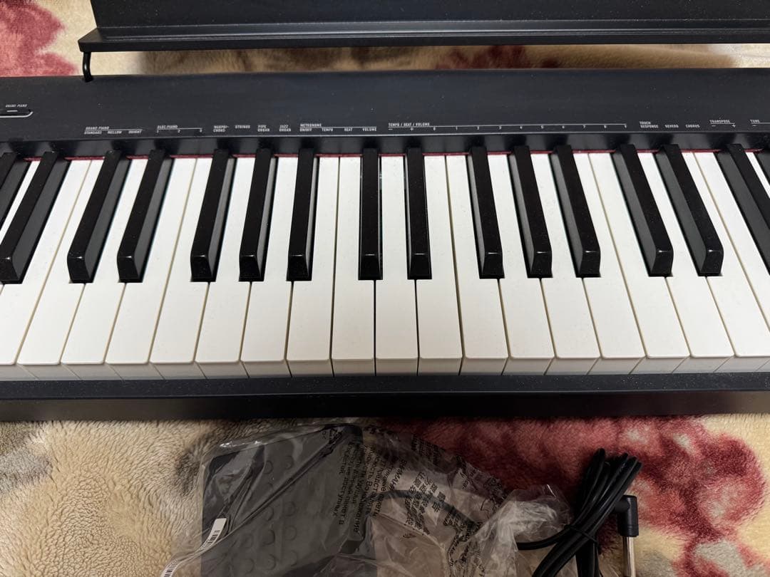 CASIO CDP-S100BK 88鍵盤電子ピアノ ペダル付き