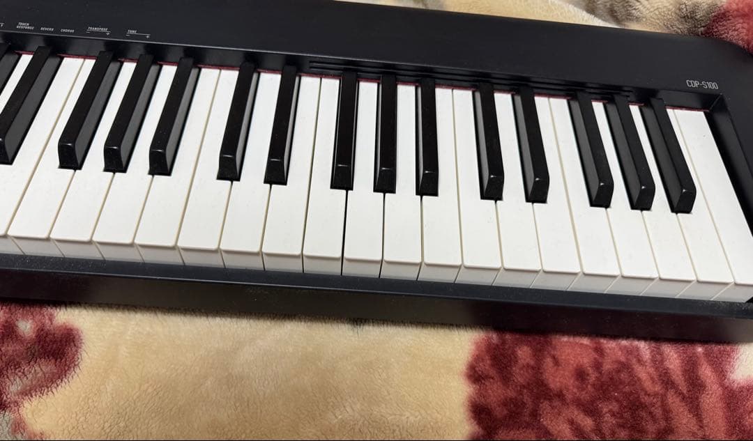 CASIO CDP-S100BK 88鍵盤電子ピアノ ペダル付き