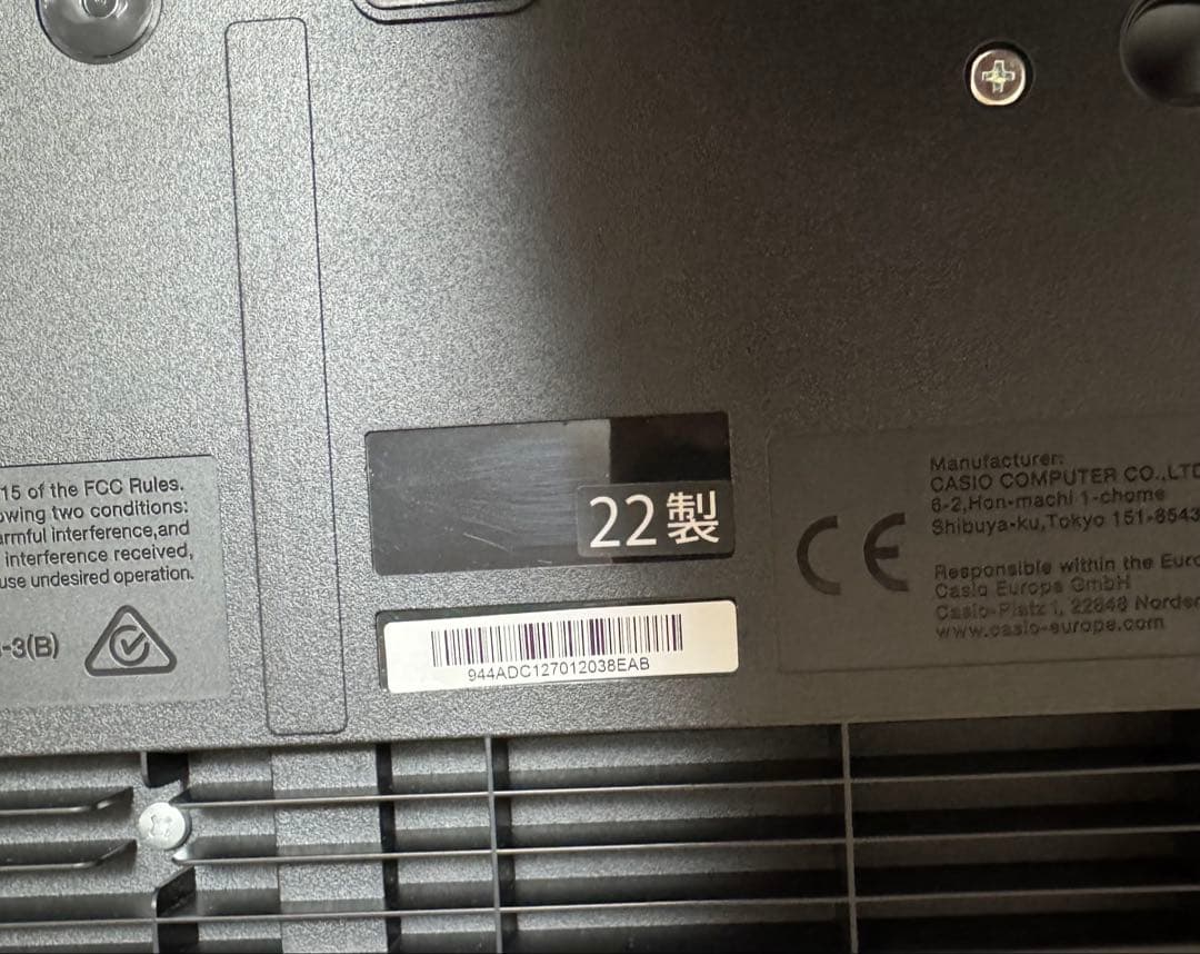 CASIO CDP-S100BK 88鍵盤電子ピアノ ペダル付き
